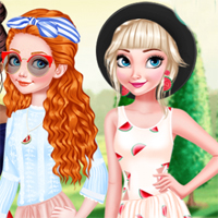 Free online flash games - Girls Watermelon Crush EgirlGames game - Games2Dress 