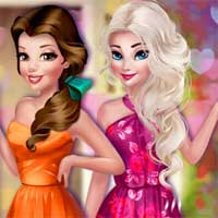 Free online flash games - Princesses Fashion Over Coffee Cutezee game - Games2Dress 