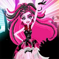 Free online flash games - Dance the Fright Away Draculaura StarSue game - Games2Dress 