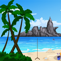 Free online flash games - Games4Escape Valentine Beach Escape game - Games2Dress 