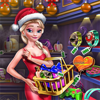 Free online flash games -  Ice Queen Shopping Xmas Gift game - Games2Dress 