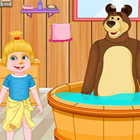 Free online flash games - Masha And Bear Going To School game - Games2Dress 