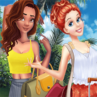 Free online flash games - Princesses On Ibiza game - Games2Dress 