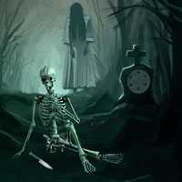 Free online flash games - Death Forest Escape game - Games2Dress 