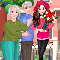 Free online flash games - Visiting Grandparents game - Games2Dress 