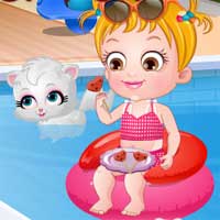 Free online flash games - Baby Hazel Summer Fun game - WowEscape