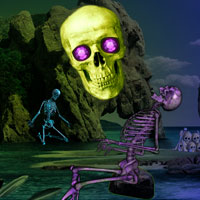 Free online flash games - Skull Island Escape game - Games2Dress 