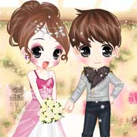 Free online flash games - Flower Bride game - Games2Dress 