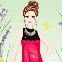 Free online flash games - Drop Waist Dress game - Games2Dress 