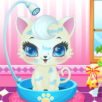 Free online flash games - Sweet Kitty Salon Girlgamesclub game - Games2Dress 