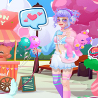 Free online flash games - Teen Cotton Candy game - Games2Dress 