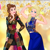 Free online flash games - Princesses Winter Refreshment game - Games2Dress 
