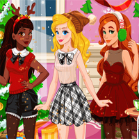Free online flash games - GirlsPlay Christmas Party game - Games2Dress 
