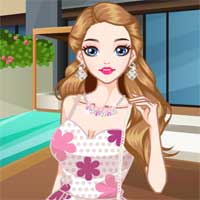 Free online flash games - Printed Summer Dress LoliGames game - Games2Dress 