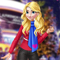 Free online flash games - Princess Christmas Selfie game - Games2Dress 