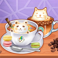 Free online flash games - Mermaid Barista Latte Art game - Games2Dress 