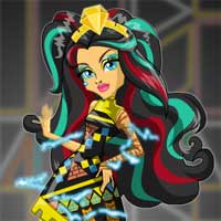 Free online flash games - Electrified Supercharged Ghoul Cleo de Nile game - Games2Dress 