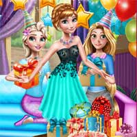 Free online flash games - Princess Birthday Celebration game - Games2Dress 