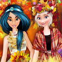 Free online flash games - Autumn Ball At Princess College game - Games2Dress 