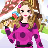 Free online flash games - Winter Candy Colors game - Games2Dress 