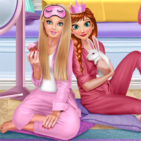 Free online flash games - Princesses PJ Party Dariagames game - Games2Dress 