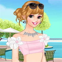 Free online flash games - Pool Party LoliGames game - Games2Dress 