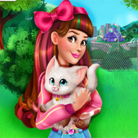 Free online flash games - Victoria Adopts A Kitten game - Games2Dress 