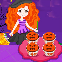 Free online flash games - Jack O Lantern Halloween Cupcake Cookinggames game - Games2Dress 