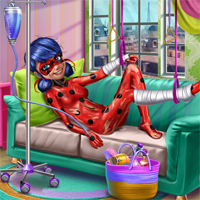 Free online flash games - Dotted Girl Home Recovery game - Games2Dress 