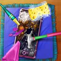 Dotted Girl Broken Phone AgnesGames