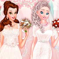 Free online flash games - Princesses Bridal Salon FreeGamesCasual game - Games2Dress 