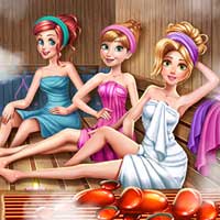 Free online flash games - Princesses Sauna Realife game - Games2Dress 