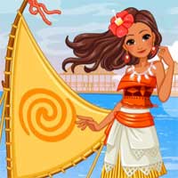 Free online flash games - Princess Moanas Ship DressupWho game - Games2Dress 