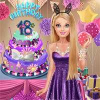 Free online flash games -  Barbara Birthday Party game - Games2Dress 