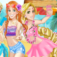 Free online flash games - Princess Beach Party game - Games2Dress 