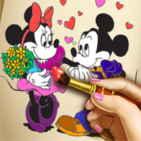 Free online flash games - Minnie Coloring Book Agnesgames game - Games2Dress 