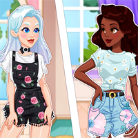 Free online flash games - Crystal and Noelles Social Media Adventure game - Games2Dress 