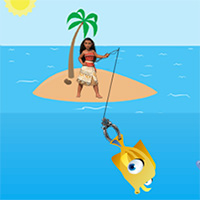 Free online flash games - Moana Fishing game - WowEscape