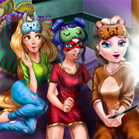 Free online flash games - BFFs Sleepover Selfie AgnesGames game - Games2Dress 