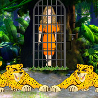 Free online flash games - Rescue Jungle Girl Escape game - Games2Dress 