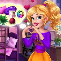 Free online flash games - Audreys Trendy College Room Girlg game - Games2Dress 