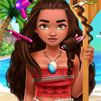 Free online flash games - Polynesian Princess Real Haircuts game - Games2Dress 