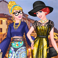 Free online flash games - Princess At Milan Fashion Week game - Games2Dress 