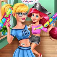 Free online flash games - Prank The Nanny Baby Mermaid Popgames game - Games2Dress 