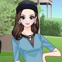 Free online flash games - Unique Girl game - Games2Dress 