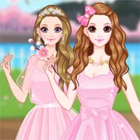 Free online flash games - Pink Sakura LoliGames game - Games2Dress 