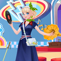 Free online flash games - Girly 1970 Fashion game - Games2Dress 