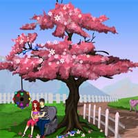 Free online flash games - Games4Escape Romantic Park Escape game - Games2Dress 