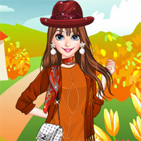 Free online flash games - Colors Of Fall LoliGames game - Games2Dress 