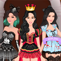 Free online flash games - Famous Girls Spooky Makeup Dressupwho game - Games2Dress 